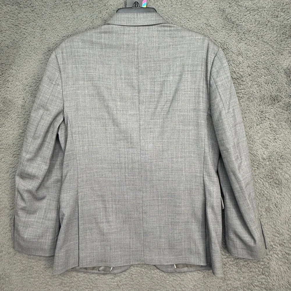 Jos.‎ A. Bank Blazer Mens 40 Short Grey 1905 Collection Slim Fit Wool Sport Coat